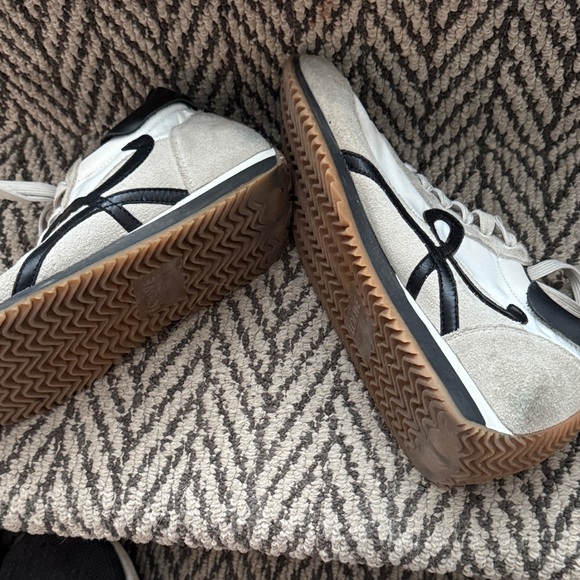 Loewe Women's Black, White, and Tan Sneakers - Picture 8 of 10